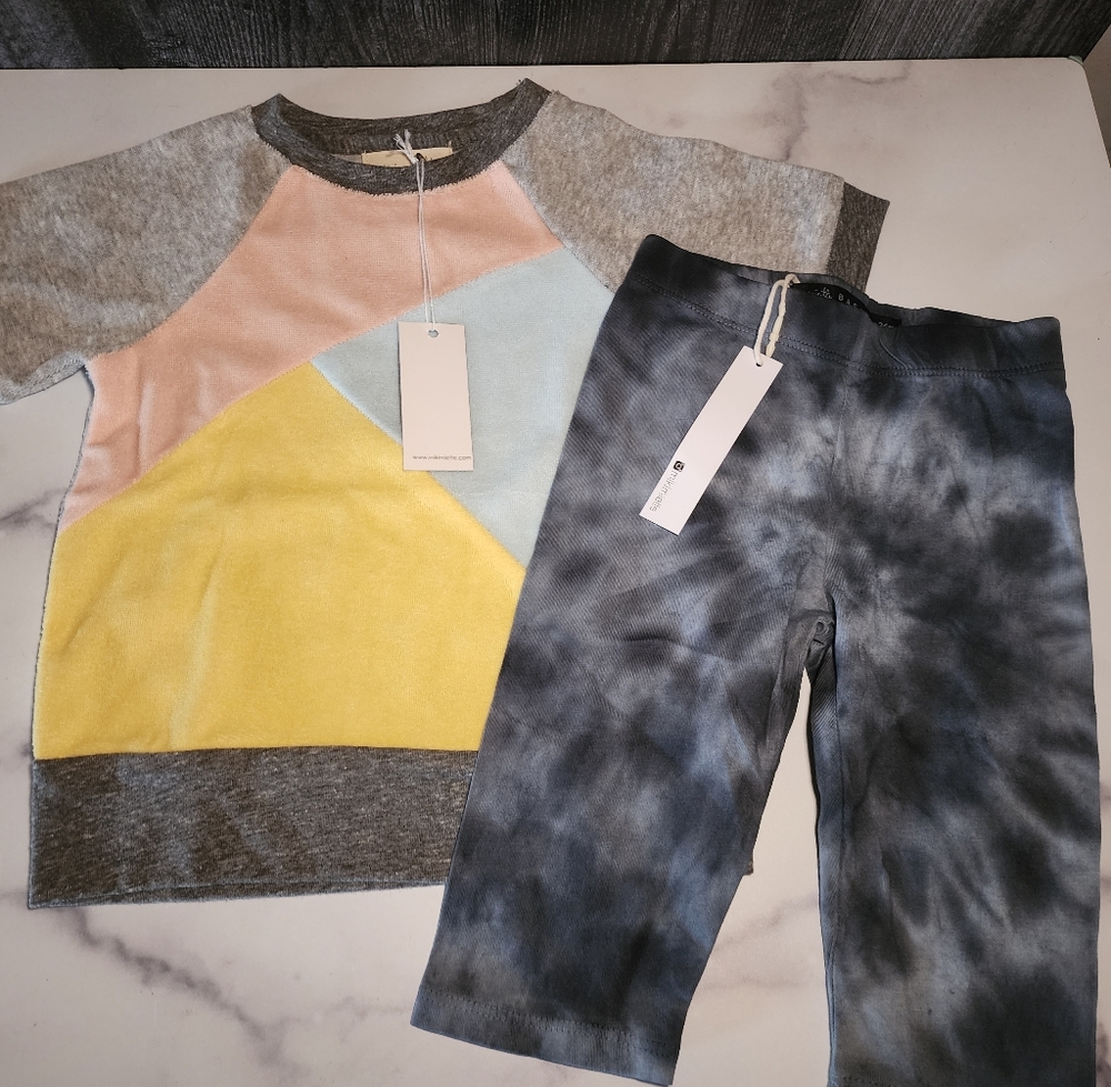 Miki Miette Baby Pullover and Tie Dye Leggings|Size 24M|New With Tags Nordstroms